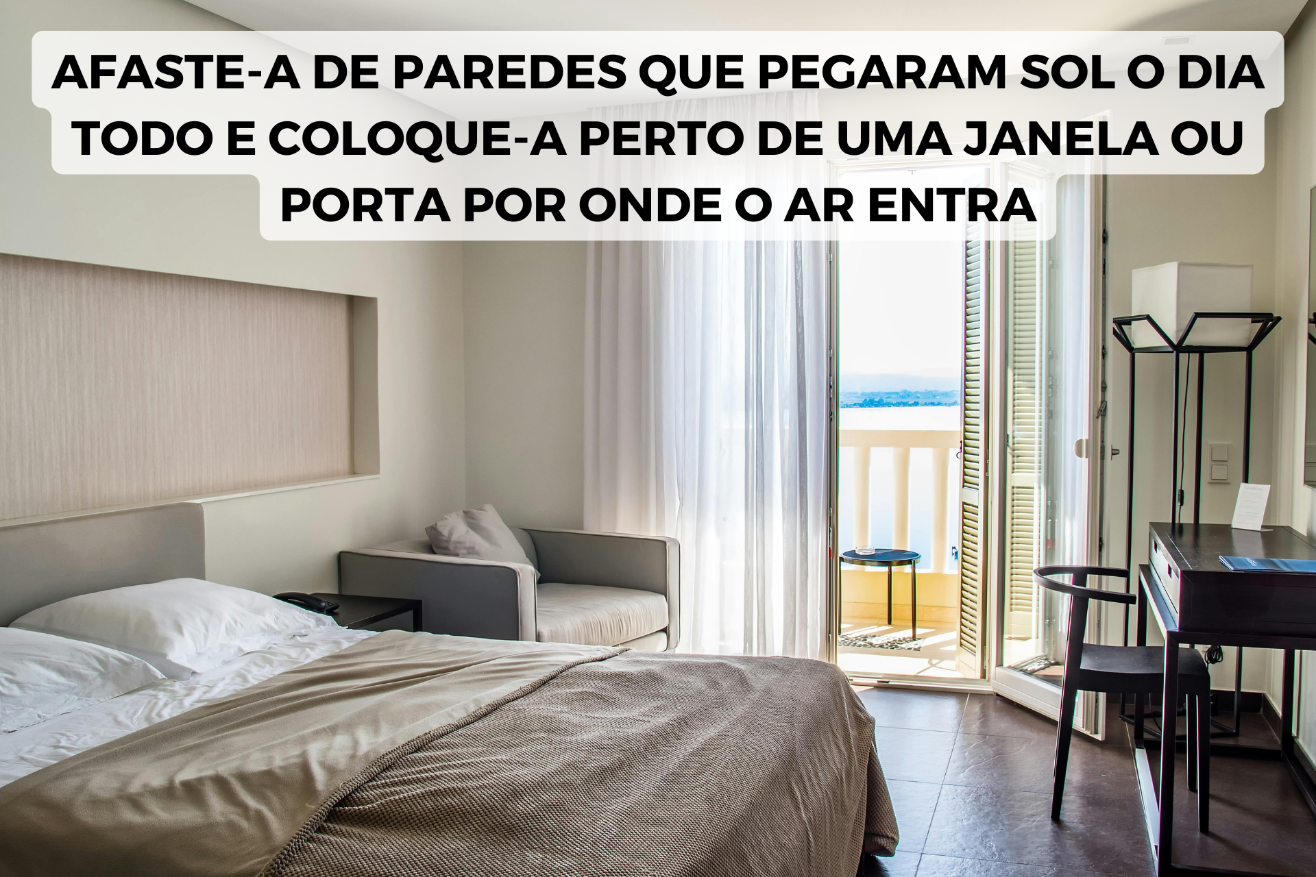 como dormir no calor sem ventilador cama